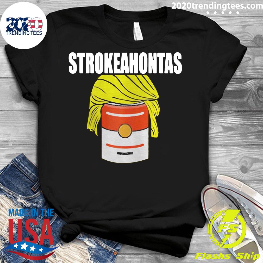 Trump Strokeahontas Official - Adult & Kids T-Shirts, Sweatshirts & Hoodies apparel design preview 3