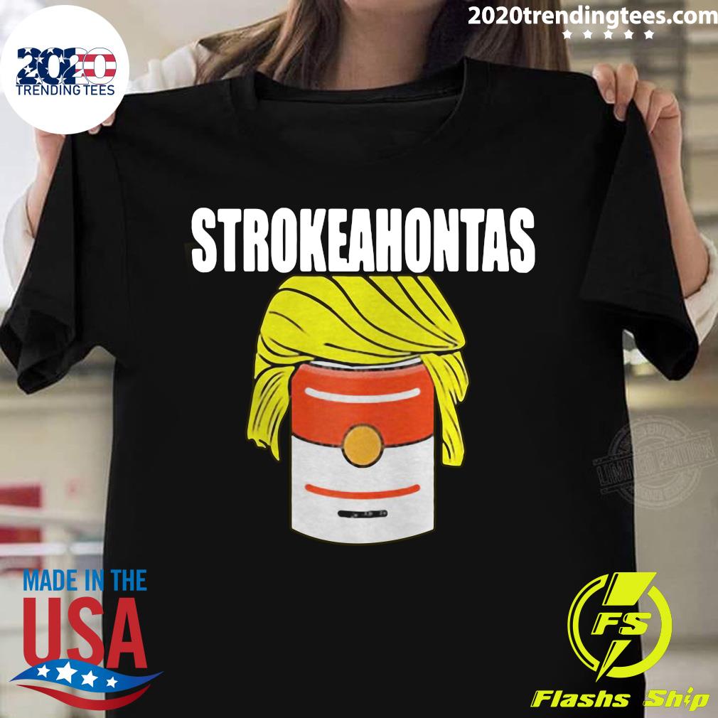 Trump Strokeahontas Official - Adult & Kids T-Shirts, Sweatshirts & Hoodies apparel design preview 1
