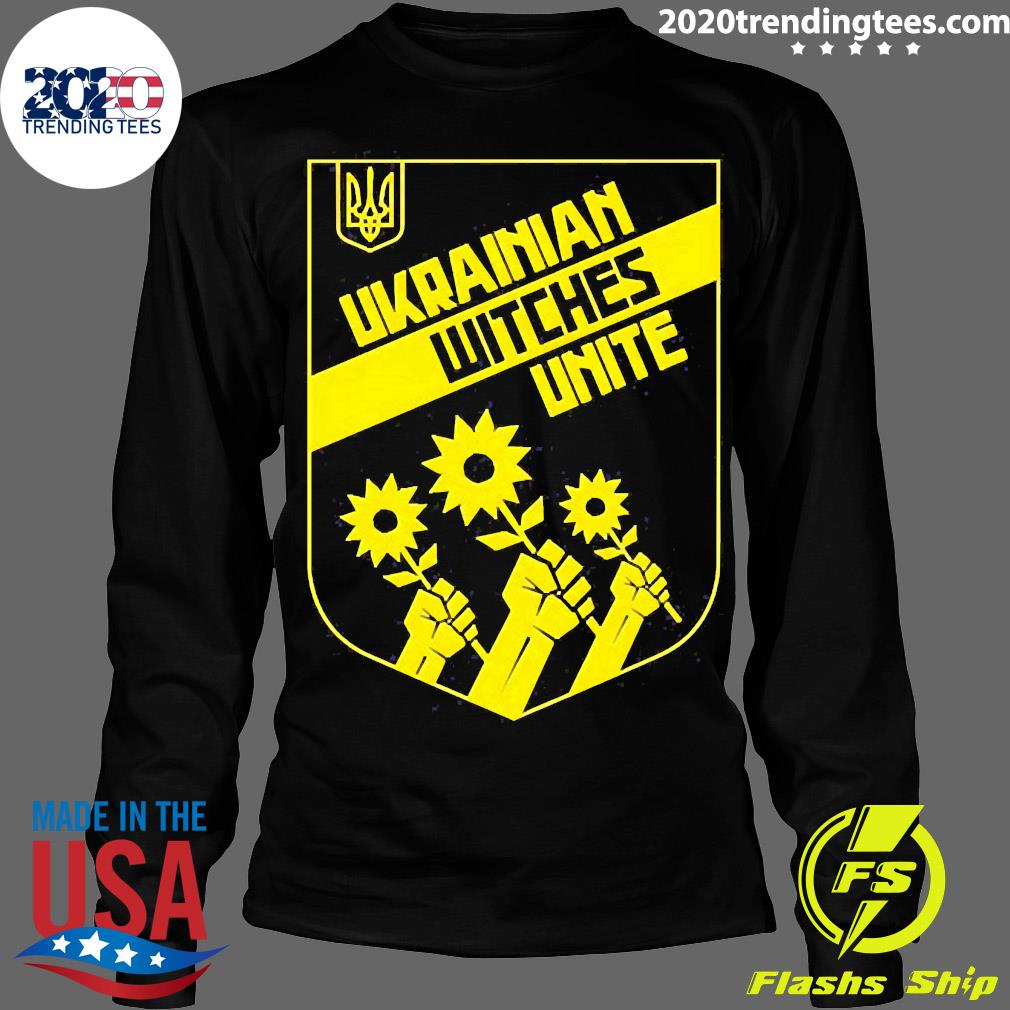 Ukrainian Witches Unite Russia Ukraine War - Adult & Kids T-Shirts, Sweatshirts & Hoodies apparel design preview 4