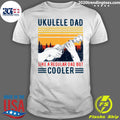 Ukulele Dad Like A Regular But Cooler Vintage - Adult & Kids T-Shirts, Sweatshirts & Hoodies apparel design preview 1