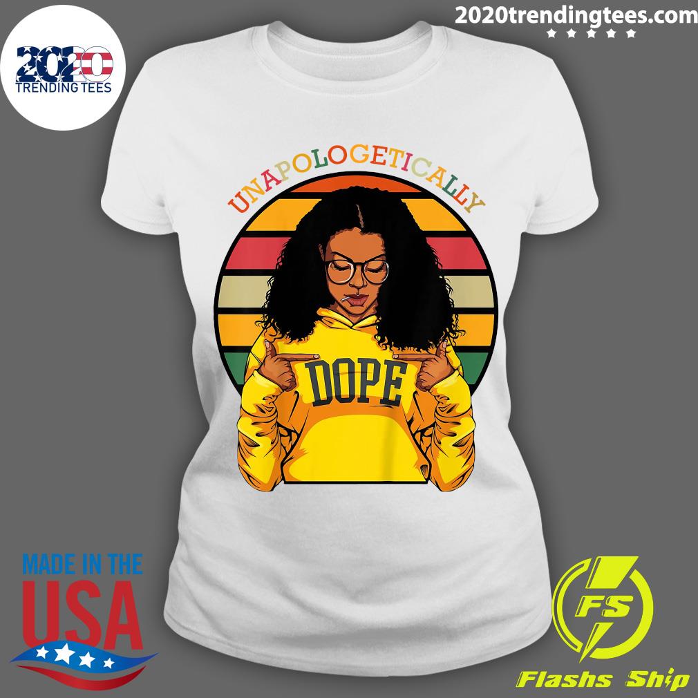 Unapologetically Dope Afro Pride Black History Month - Adult & Kids T-Shirts, Sweatshirts & Hoodies apparel design preview 3
