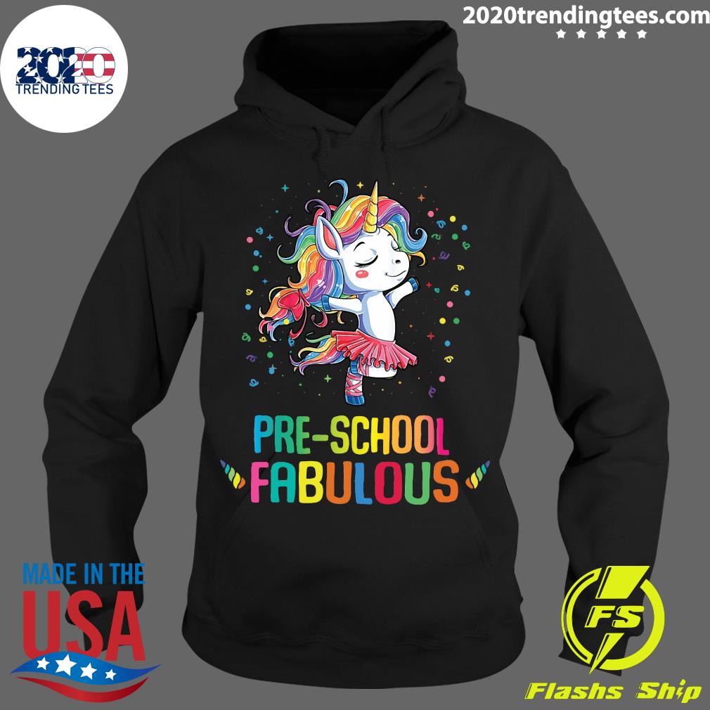 Unicorn Pre-School Fabulous - Adult & Kids T-Shirts, Sweatshirts & Hoodies apparel design preview 2