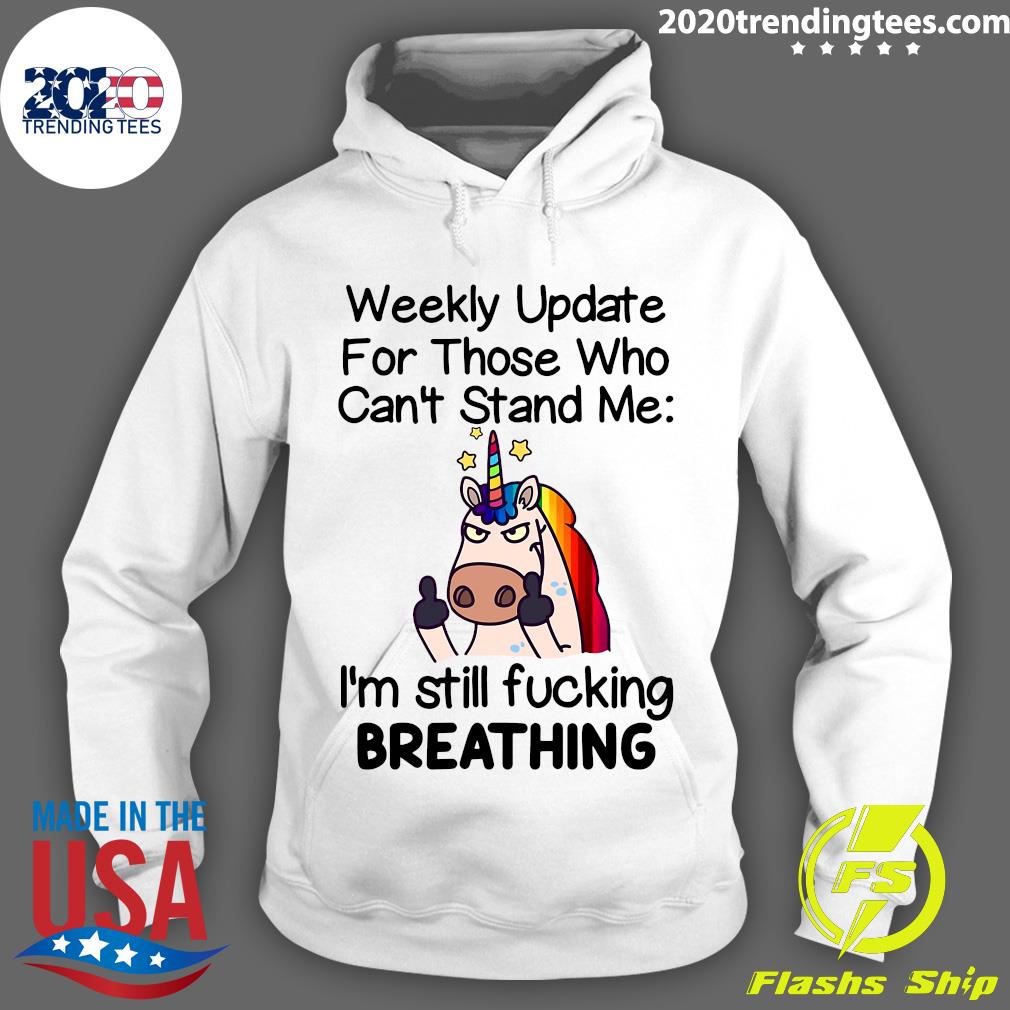 Unicorns Weekly Update For Those Who Can't Stand Me - Adult & Kids T-Shirts, Sweatshirts & Hoodies apparel design preview 2