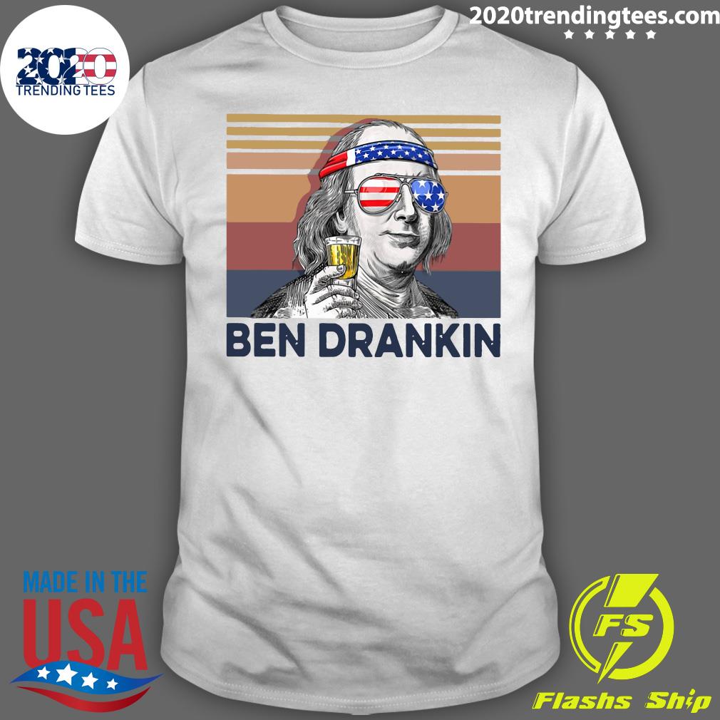 US Drink Ben Drankin - Adult & Kids T-Shirts, Sweatshirts & Hoodies apparel design preview 1