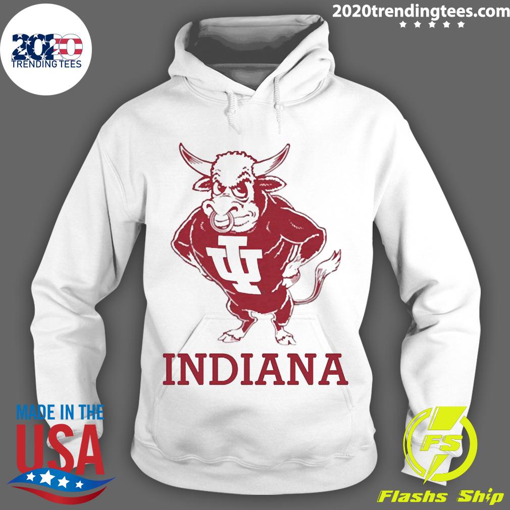 Vintage Iu Hoosiers Bison Mascot - Adult & Kids T-Shirts, Sweatshirts & Hoodies apparel design preview 2