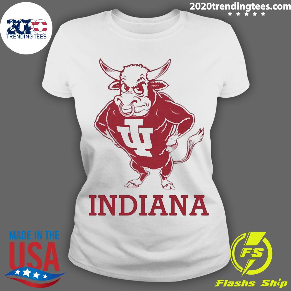 Vintage Iu Hoosiers Bison Mascot - Adult & Kids T-Shirts, Sweatshirts & Hoodies apparel design preview 3