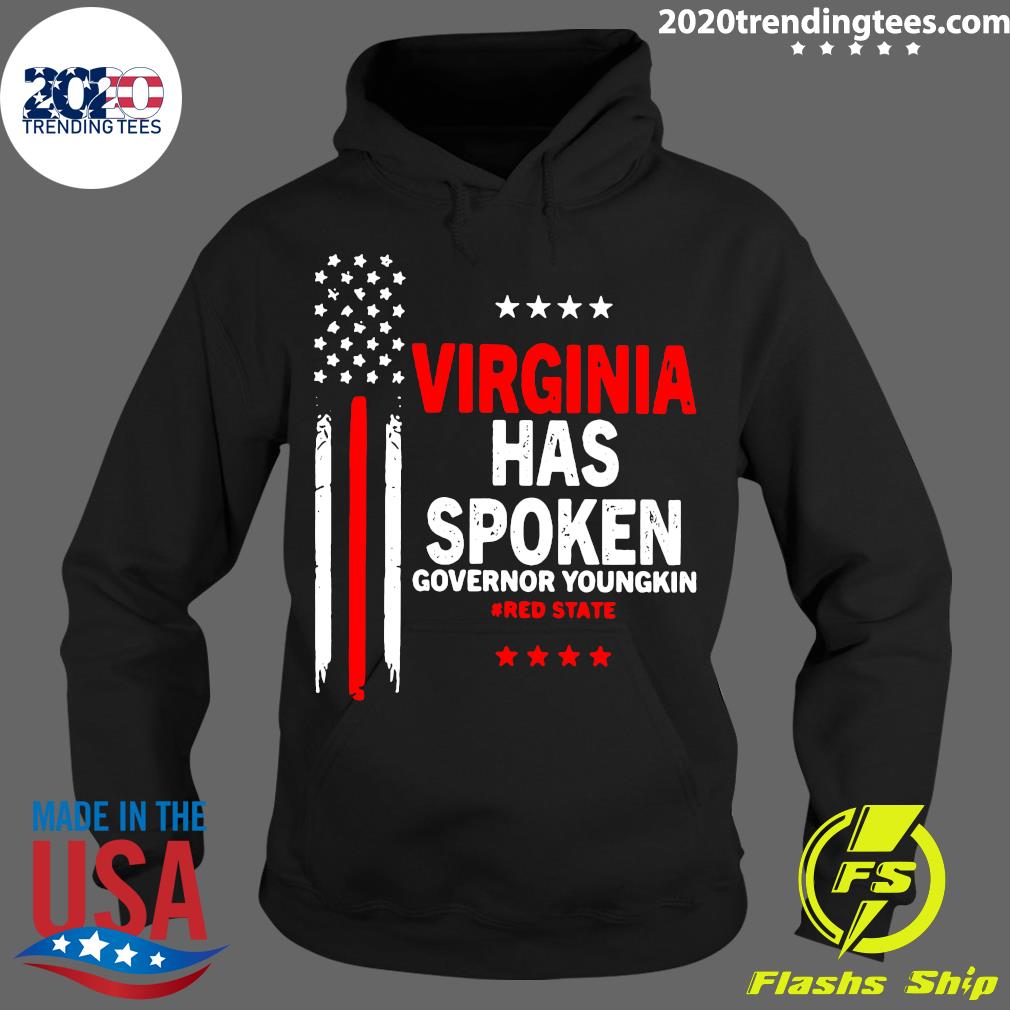 Virginia Has Spoken Governor Youngkin Red State - Adult & Kids T-Shirts, Sweatshirts & Hoodies apparel design preview 2