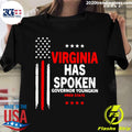 Virginia Has Spoken Governor Youngkin Red State - Adult & Kids T-Shirts, Sweatshirts & Hoodies apparel design preview 1