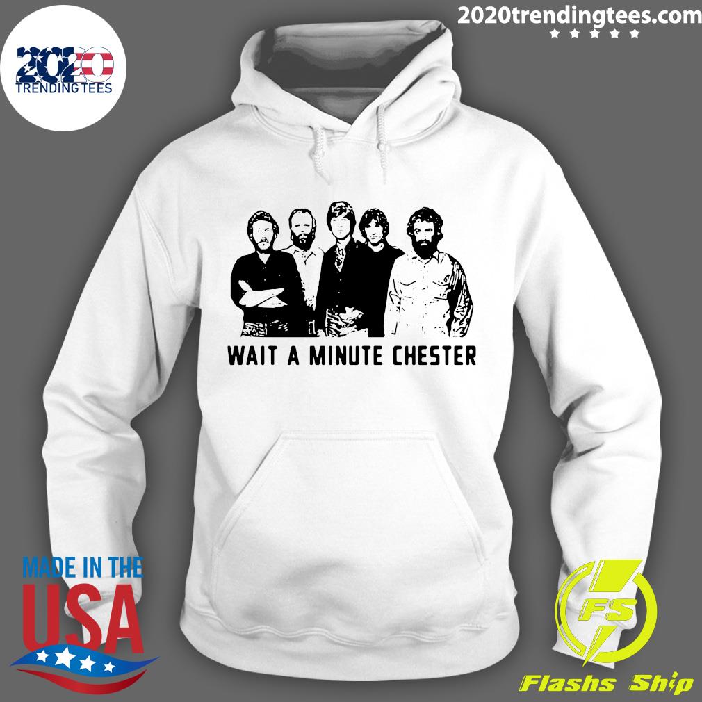Wait A Minute Chester - Adult & Kids T-Shirts, Sweatshirts & Hoodies apparel design preview 2