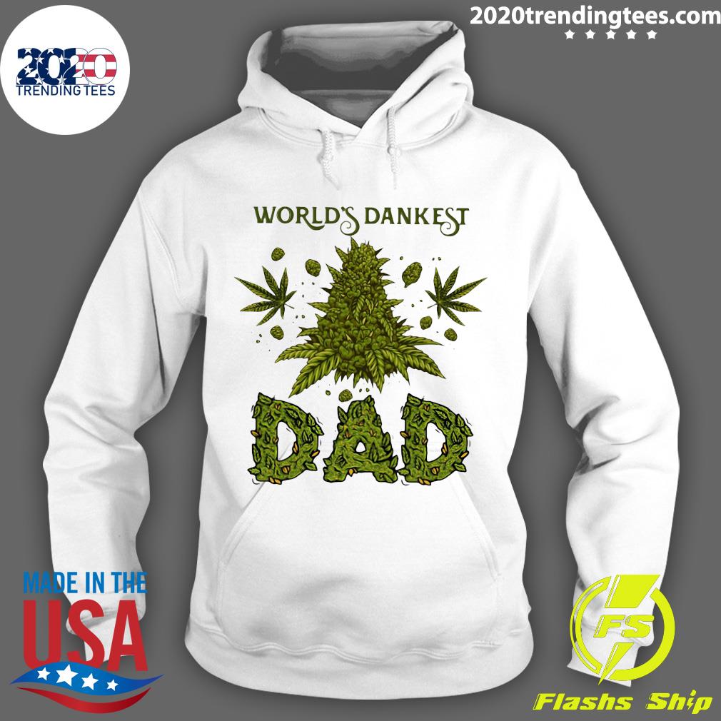 Weed World's Dankest Dad - Adult & Kids T-Shirts, Sweatshirts & Hoodies apparel design preview 2