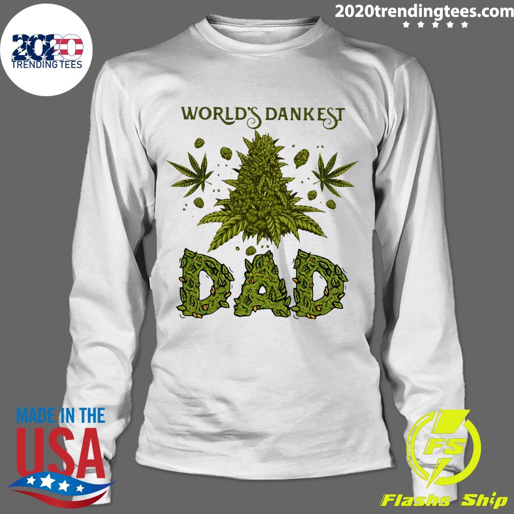 Weed World's Dankest Dad - Adult & Kids T-Shirts, Sweatshirts & Hoodies apparel design preview 4