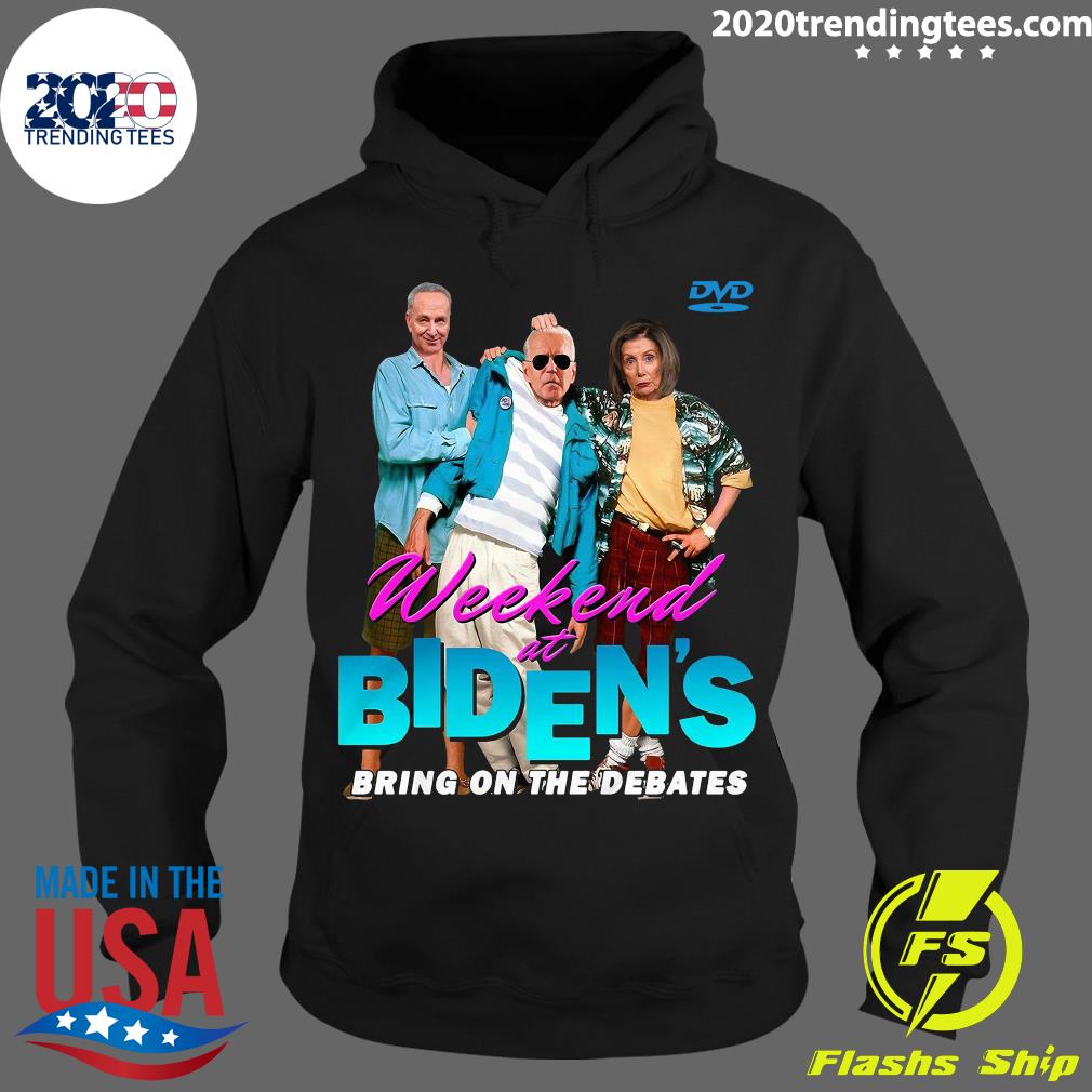 Weekend At Biden's Bring On The Debates - Adult & Kids T-Shirts, Sweatshirts & Hoodies apparel design preview 2