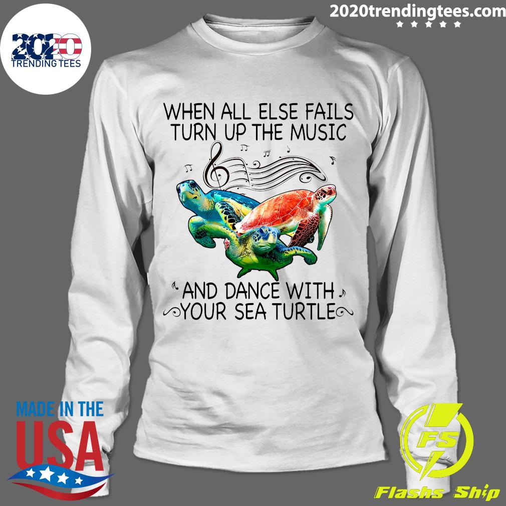 When All Else Fails Turn Up The Music And Dance With - Adult & Kids T-Shirts, Sweatshirts & Hoodies apparel design preview 4