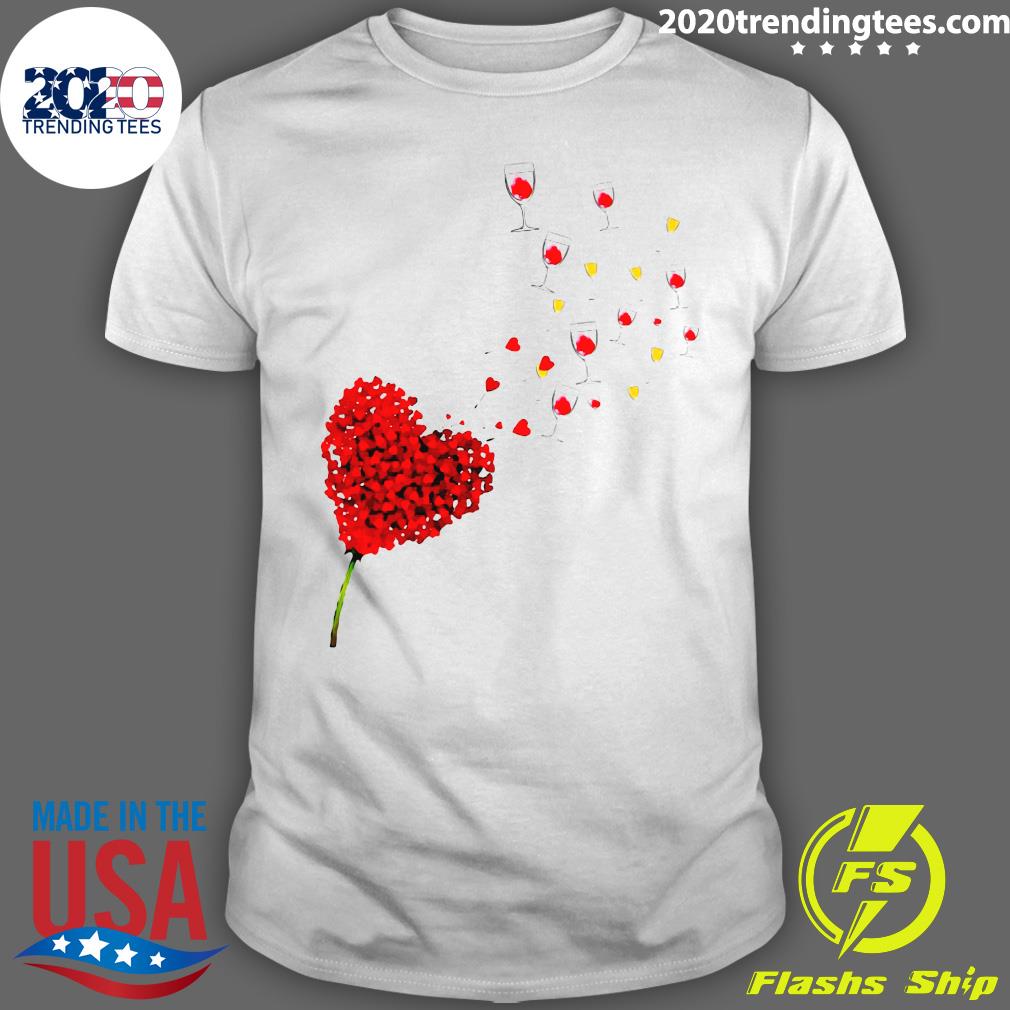 Wine Heart - Adult & Kids T-Shirts, Sweatshirts & Hoodies apparel design preview 1
