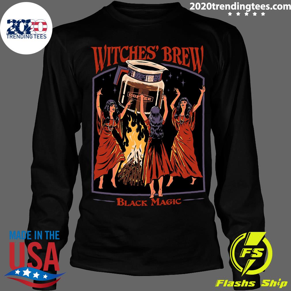 Witches' Brew Black Magic Coffee - Adult & Kids T-Shirts, Sweatshirts & Hoodies apparel design preview 4