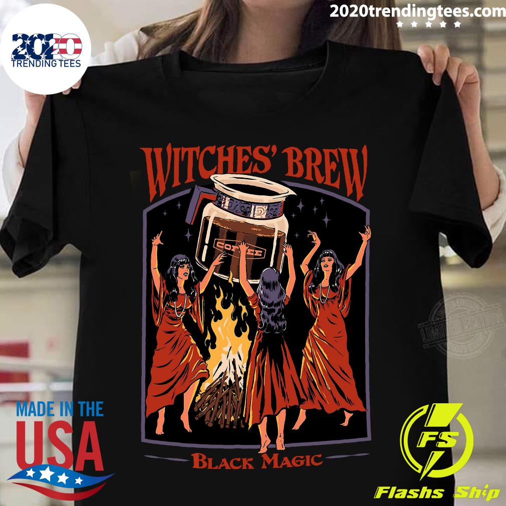 Witches' Brew Black Magic Coffee - Adult & Kids T-Shirts, Sweatshirts & Hoodies apparel design preview 1