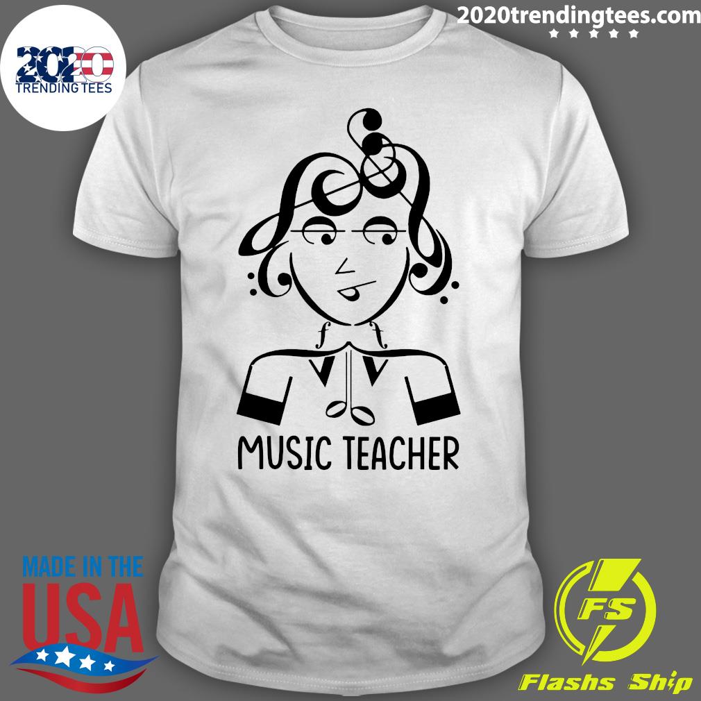 Women Note Music Teacher - Adult & Kids T-Shirts, Sweatshirts & Hoodies apparel design preview 1