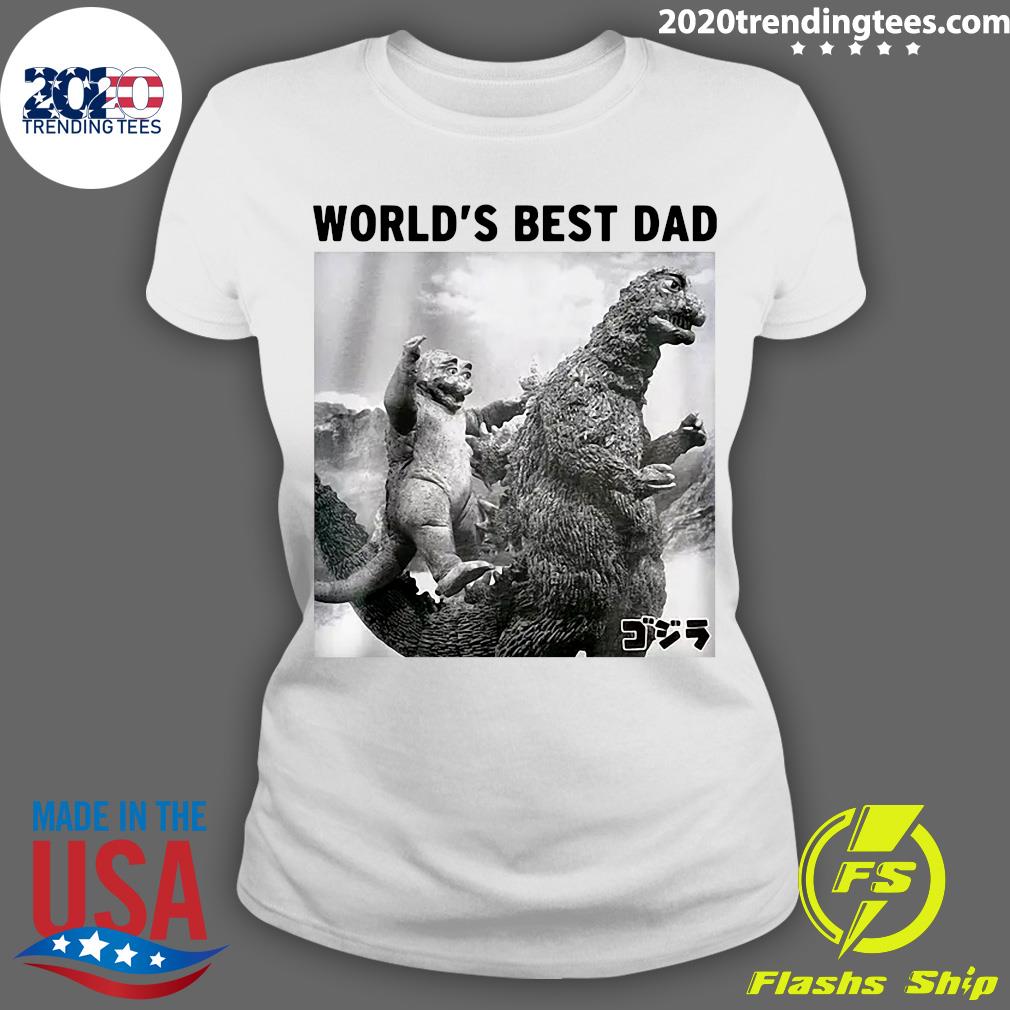 World's Best Dad Godzilla - Adult & Kids T-Shirts, Sweatshirts & Hoodies apparel design preview 3