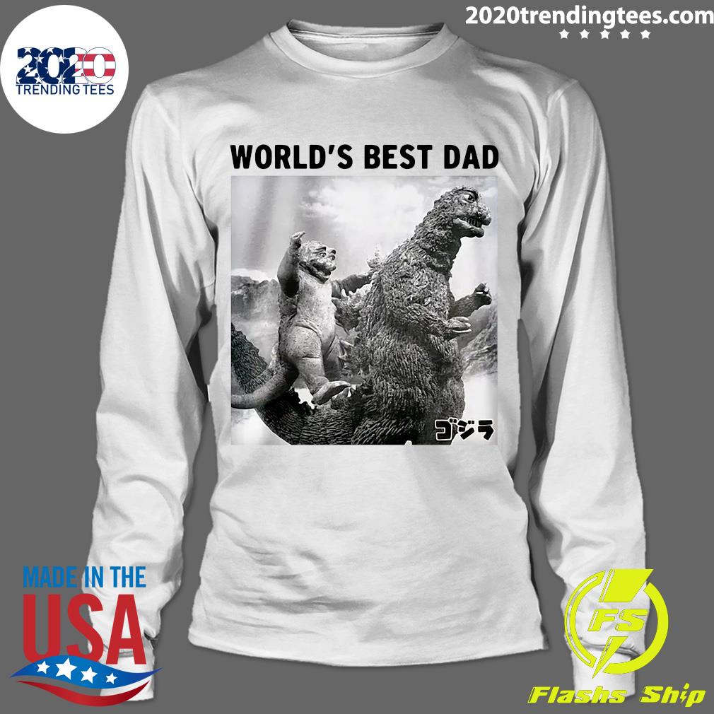 World's Best Dad Godzilla - Adult & Kids T-Shirts, Sweatshirts & Hoodies apparel design preview 4