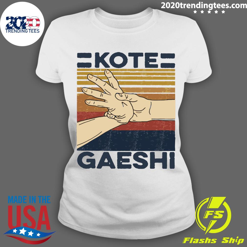 Wristlock Kote Gaeshi Vintage Retro - Adult & Kids T-Shirts, Sweatshirts & Hoodies apparel design preview 3