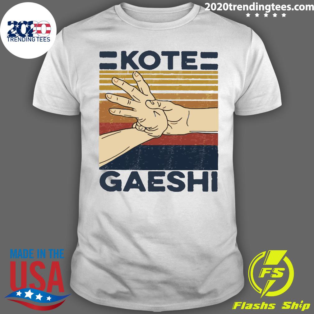 Wristlock Kote Gaeshi Vintage Retro - Adult & Kids T-Shirts, Sweatshirts & Hoodies apparel design preview 1