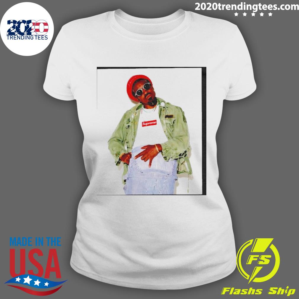 Official supreme Andre 3000 Vintage - Adult & Kids T-Shirts, Sweatshirts & Hoodies apparel design preview 3