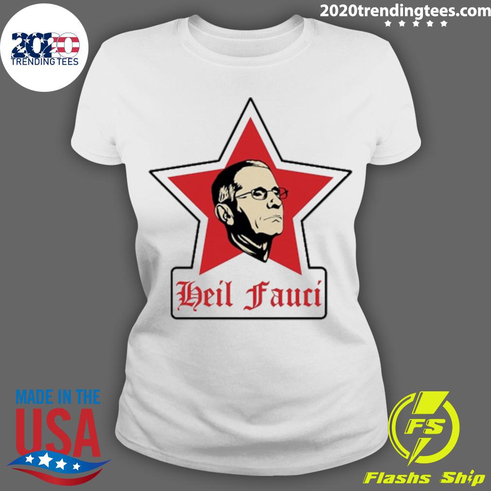 Official heil Fauci - Adult & Kids T-Shirts, Sweatshirts & Hoodies apparel design preview 3