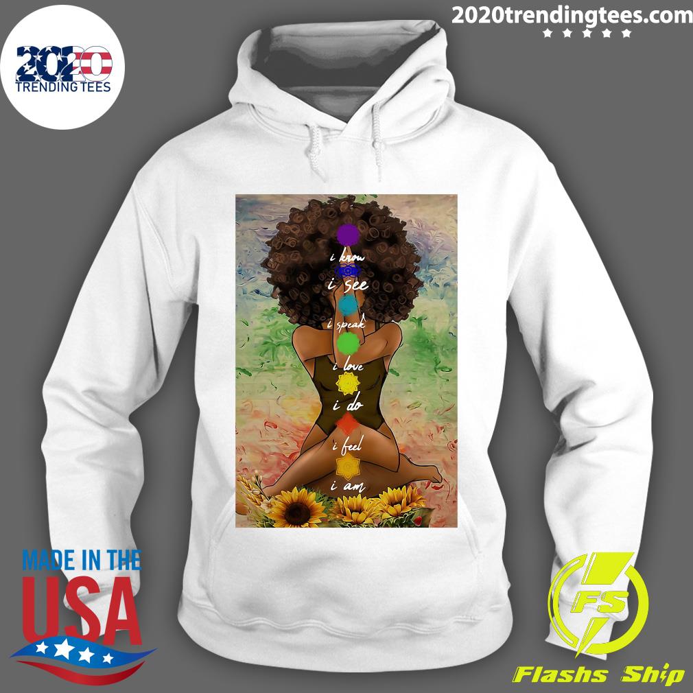 Yoga African American Wall Art - Adult & Kids T-Shirts, Sweatshirts & Hoodies apparel design preview 2