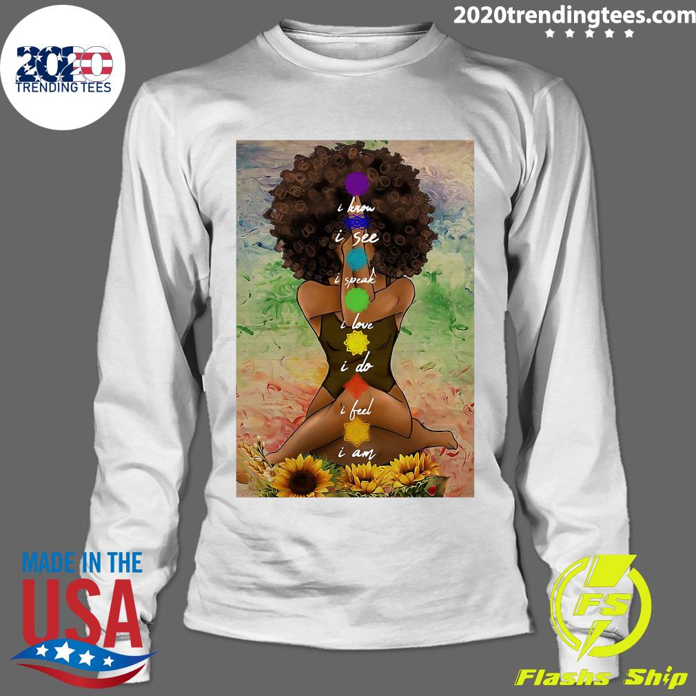Yoga African American Wall Art - Adult & Kids T-Shirts, Sweatshirts & Hoodies apparel design preview 4