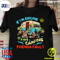 Yorkshire Terrier If I'm Drunk It's My Camping - Adult & Kids T-Shirts, Sweatshirts & Hoodies apparel design preview 1
