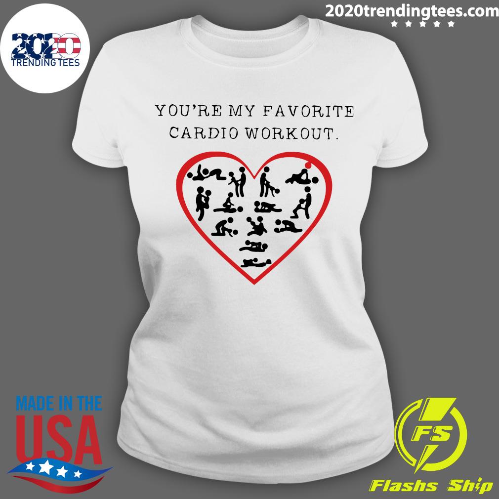 You're My Favourite Cardio Workout Heart - Adult & Kids T-Shirts, Sweatshirts & Hoodies apparel design preview 3