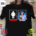 Your Wife Is Girl My Wonder Woman Mashup Nurse - Adult & Kids T-Shirts, Sweatshirts & Hoodies apparel design preview 1