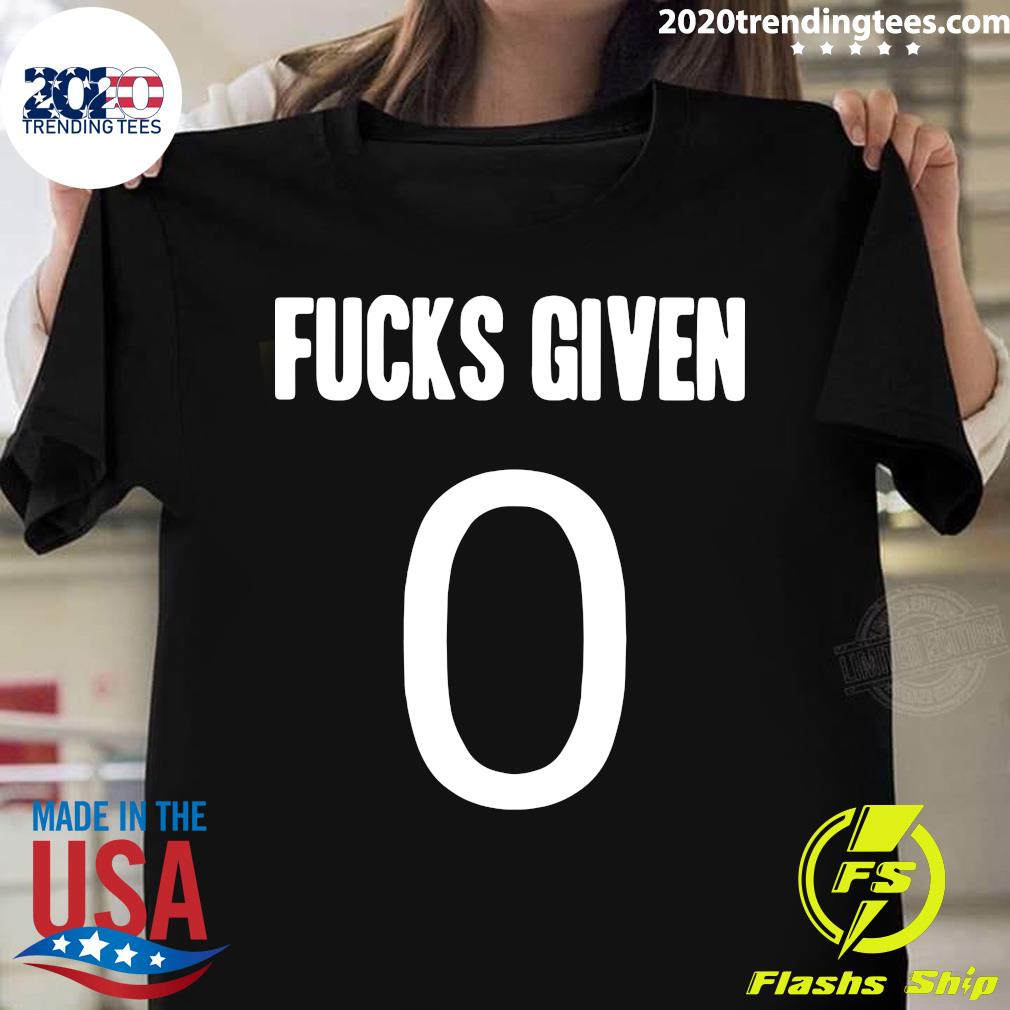 Zero Fucks Given - Adult & Kids T-Shirts, Sweatshirts & Hoodies apparel design preview 1